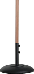 Fiji - Aluminum Patio Umbrella With Round Black And Teak Base