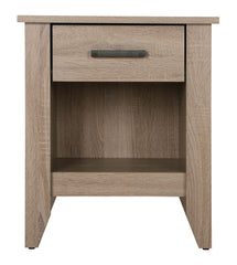 Roller Drawer Glides Nightstand