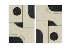 Element - Mango Wood 2 Piece Wall Art