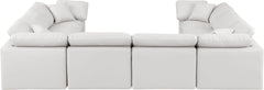 Indulge - Faux Leather 8 Piece Modular Sectional