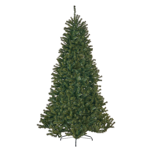Noble - 7' Hinged Christmas Tree With 500 Clear Lights - Green