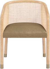 Sylvan - Vegan Leather Dining Chair (Set of 2) - Natural Frame