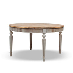 Colette - Round Dining Table - Blue / Gray
