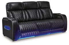 Boyington - 2 Pc. - Power Reclining Sofa And Loveseat - Black