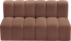 Arc - Faux Leather 2 Seats Modular Sofa