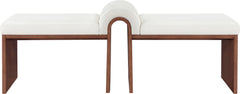 Delphine - Bench - Walnut Base