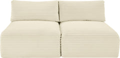Shaggy - 2 Seat Modular Armless Sofa