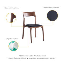 Moderno - Dining Chair (Set of 2) - Black