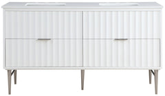 Modernist - Bathroom Vanity With Chrome Legs