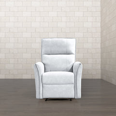 Asheville - Suede Recliner Chair - Light Gray