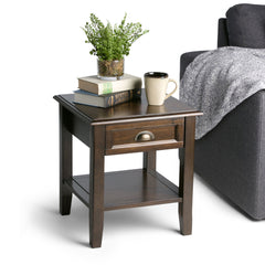 Burlington - End Table - Mahogany Brown