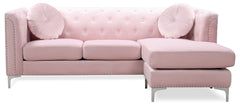 Pompano - Micro Suede Sofa Chaise