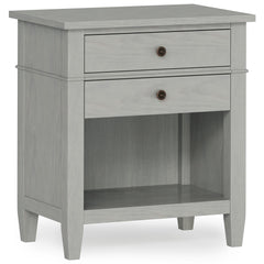 Carlton - Bedside Table - Gray