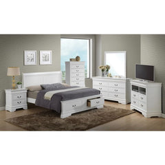 Upholstered Panel Sleigh Bed Design