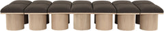Pavilion - 14 Piece Modular Bench With Natural Base