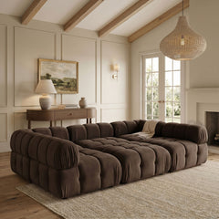 Orin - Velvet 6 Piece Modular Sectional