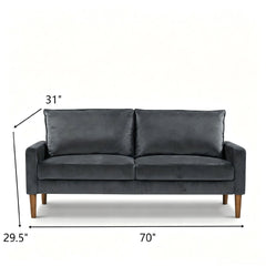 Upholstered Sofa, 3 Seater Couch For Living Room
