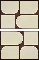 Icon - Mango Wood 2 Piece Wall Art