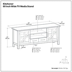 Kitchener - Handcrafted TV Media Stand