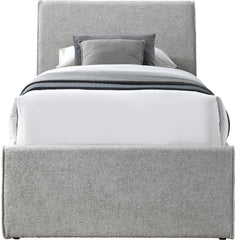Myles - Chenille Twin Trundle Bed