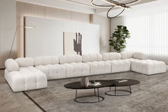 Ames - 8 Piece Fabric Modular Sectional
