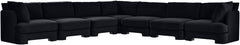 Hammond - Velvet Performance Fabric Upholstered 7 Piece Corner Sectional