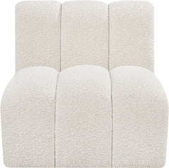 Arc - Boucle Fabric Straight Chair