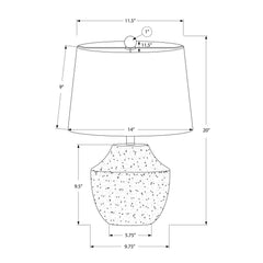Lighting, Modern Table Lamp, Concrete - Cream