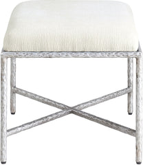 Valley - Bench With Silver Frame
