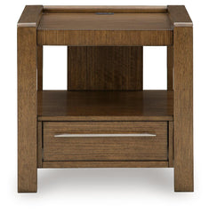 Marxmore - Square End Table - Brown
