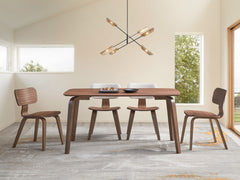 Casson - 5 Piece Dining Room Set - Walnut