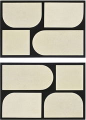 Icon - Mango Wood 2 Piece Wall Art
