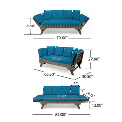 Ottavio - Convertible Sofa Daybed With Water Resistant Cushions