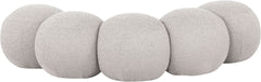 Apollo - Boucle Fabric Bench