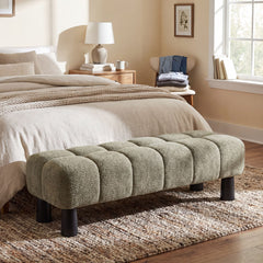 Luxury Upholstered Bench Ottoman