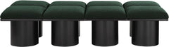Pavilion - 8 Piece Modular Bench With Black Base