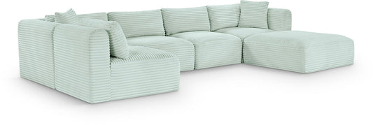 Shaggy - 6 Piece Modular U-Shaped Sectional