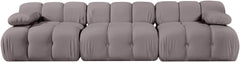 Orin - Velvet 3 Piece Modular Sofa