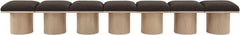Pavilion - 7 Piece Modular Bench With Natural Base