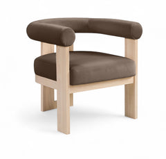 Arienzo - Performance Fabric Upholstered Accent Chair - Natural Base