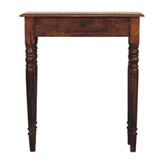 Turned Legs Drawer Console Table