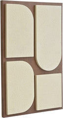 Icon - Mango Wood 4 Piece Wall Art - Black / Natural