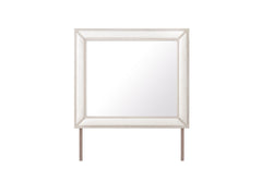 Clara - Upholstered Mirror - Beige