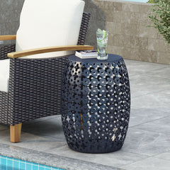 Modern Design, Metal End Table, Large