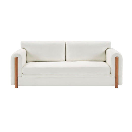 Modern 3 Seater Upholstered Couch Sofa For Living Room