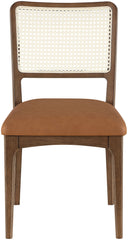 Atrium - Upholstered Seat Dining Chair With Brushed Brown Base (Set of 2)