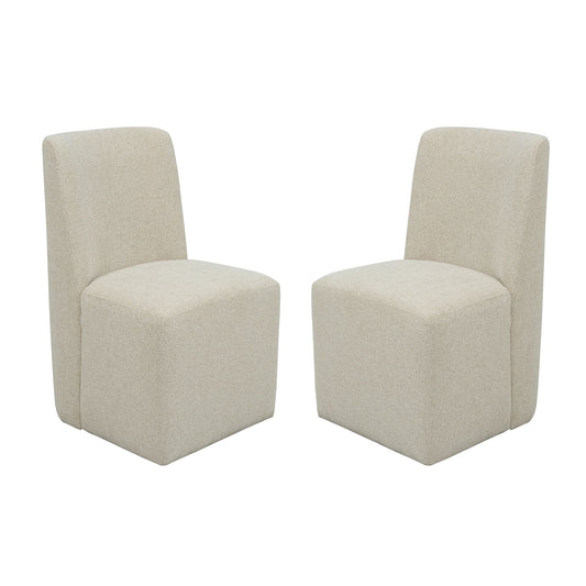 Waterfall - Upholstered Dining Chair (Set of 2) - Beige