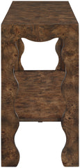 Vassa - Burl Veneer Console Table
