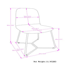 Wilcox - Dining Chair (Set of 2) - Charcoal Gray