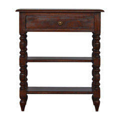 Turned Occasional Table - Brown